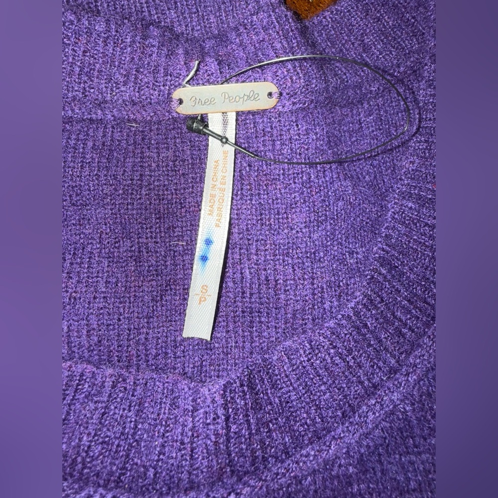 Free People Purple Sweater - Picture 5 of 7